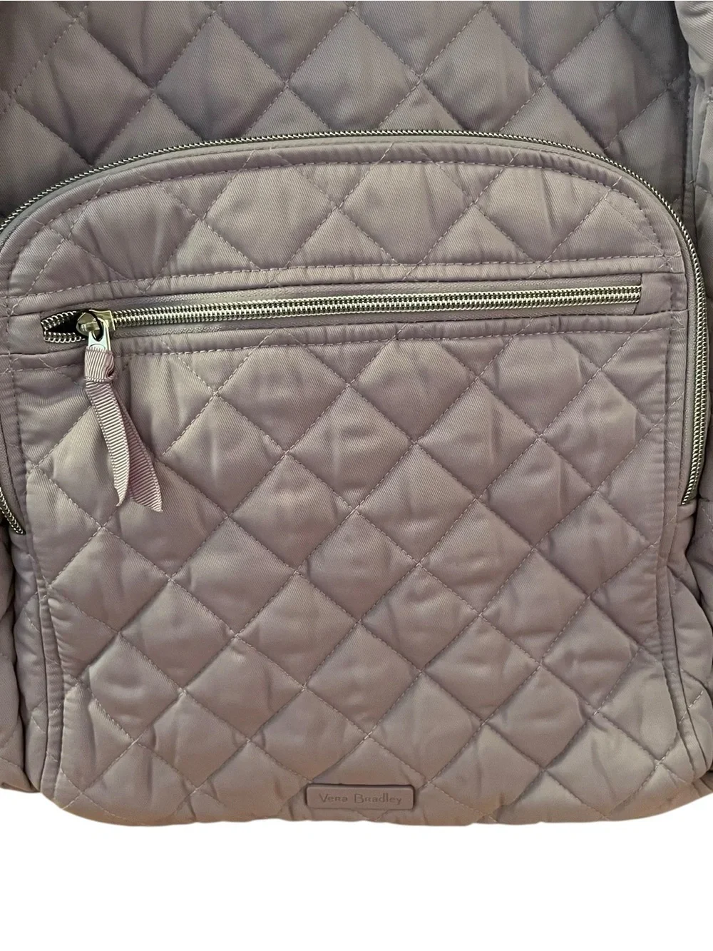 Vera Bradley Quilted Small Purple Lavender Backpack